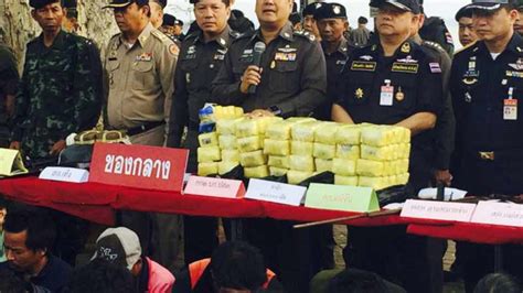 Dozens Arrested In Thai Illegal Drugs Sweep