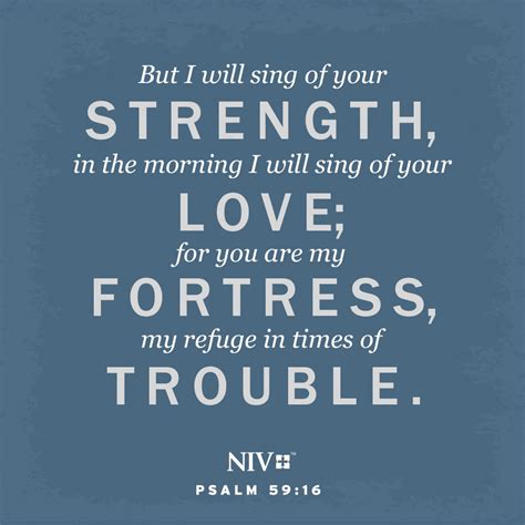 Niv Verse Of The Day Psalm 5916