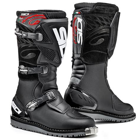 Designed and manufactured to be equipped for nearly any situation, this motorcycle footwear can be considered an unstoppable force. Sidi Discovery Rain.1 Motorcycle Boots - Trial Boots ...