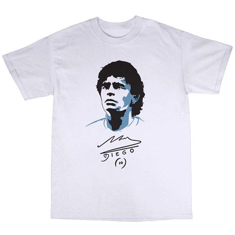 Boca juniors brought to you by: Diego Maradona T-shirt 100% Coton Football Argentine ...