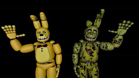 Sfm Fnaf Springbonnie And Springtrap Very Happy By Mauricio2006 On