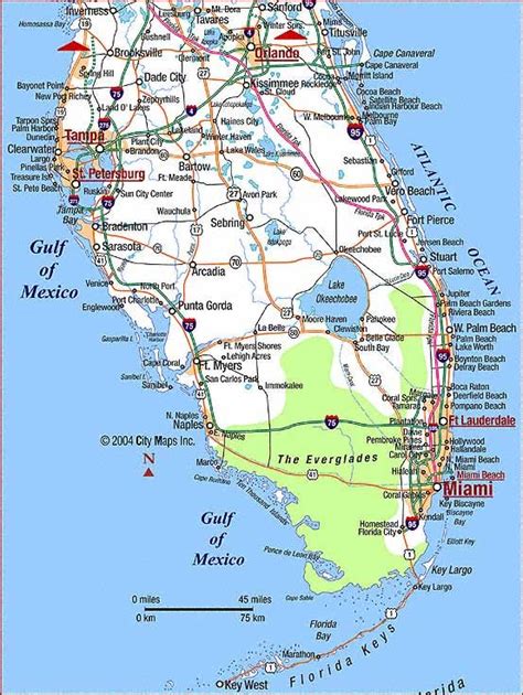 South Florida Map Florida East Coast Florida Coast Map