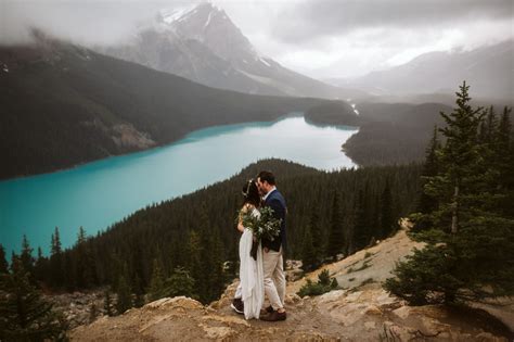 Peyto Lake Wedding Day After Session Nicole Alex Photography