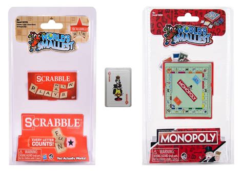 worlds smallest scrabble world s smallest boggle miniature playing cards bundle set of