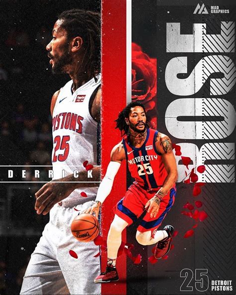 Derrick Rose Pistons Wallpaper - Wizards 132, Pistons 102 | Rose nba, Detroit pistons, Pistons 