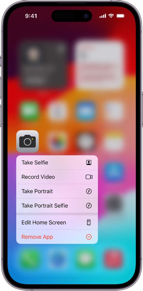Perform Quick Actions On Iphone Apple Support In