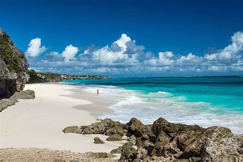 Crane Beach Barbados With Its Famous Pink Sand