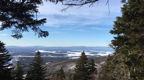 The View From The Scenic Overlook In Belknap Mountain State Forest New