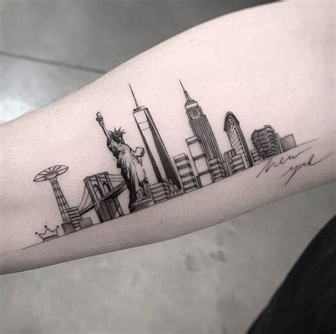 Top 173 Tatuajes De La Ciudad De New York 7segmx