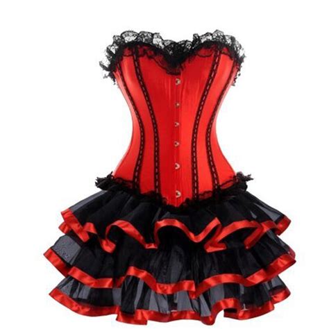 2017 Steampunk Corset Dress Lace Up Evening Sexy Women Corset And