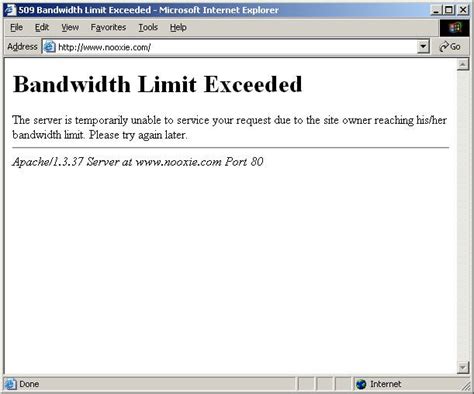 Solucion A Bandwidth Limit Exceeded The Server Is Temporarily Unable To