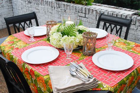 Alfresco Summer Dining Hydrangea Tablescape 5 Pender And Peony A