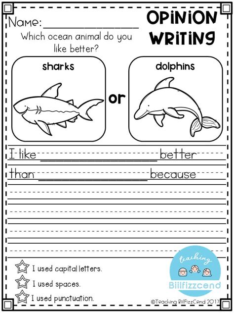 1st Grade Writing Worksheets And Free Printables