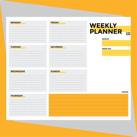 9 Best Weekly Planner Printable - printablee.com