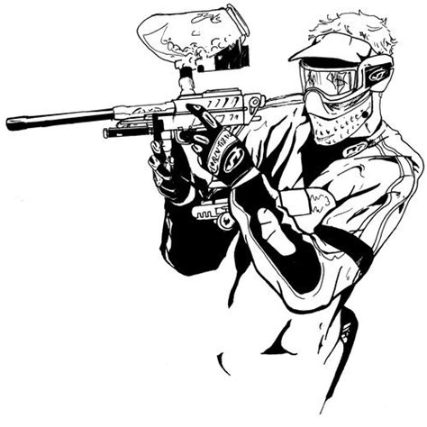 Paintball Coloring Pages Printable For Free Download