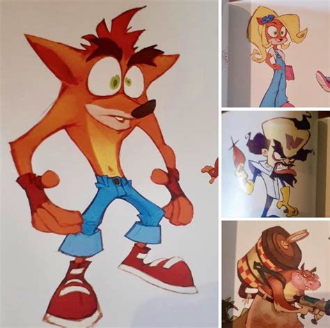Crash Bandicoot Clubhouse On Twitter Concept Art From The Crash Artbook Does Anybody Else