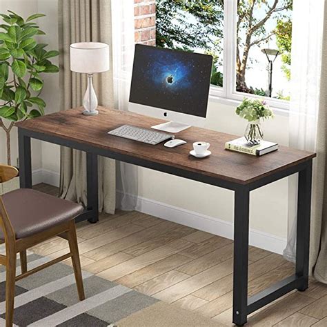 Amazonsmile Tribesigns Computer Desk 63 Inch Large Office Desk