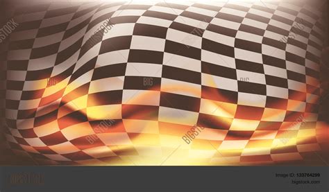 Checkered Race Flag Vector And Photo Free Trial Bigstock