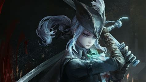 Female Game Character Fantasy Art Bloodborne Lady Maria Hd Wallpaper