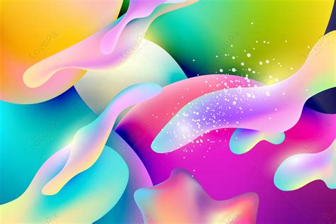 Multicolor Fluid Gradual Fusion Download Free Banner Background Image