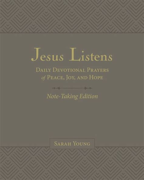 Jesus Listens Note Taking Edition Leathersoft Gray With Full