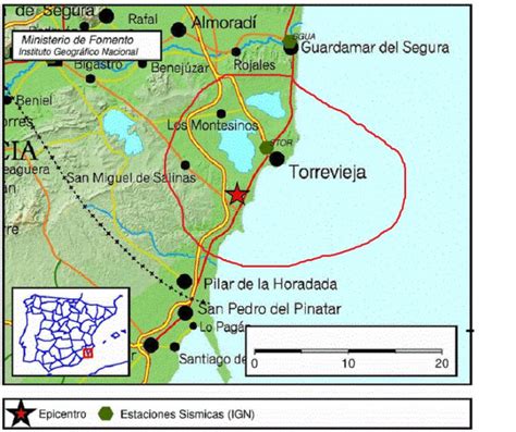 Página oficial del servicio sismólogico nacional. Terremoto de 2,4 en Torrevieja | Radio Elche | Cadena SER