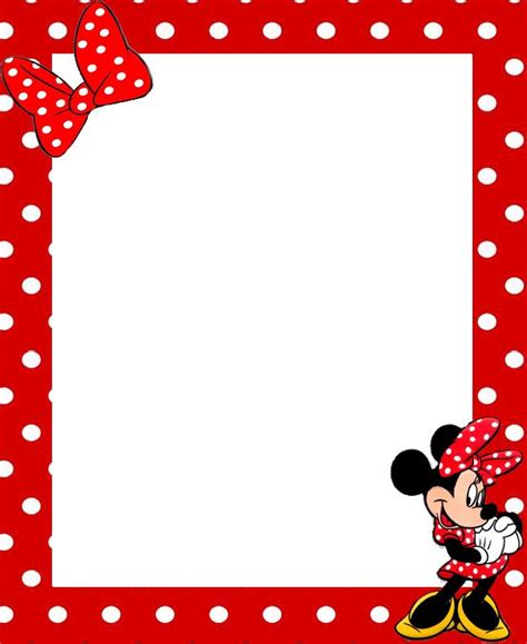 Minnie Mouse Border Clip Art Cliparts 3b6 Minnie Mouse Frame