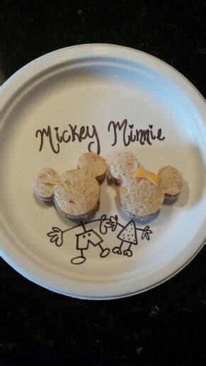 Mickey And Minnie Sandwiches Nannyingtherightway Eatingisfun