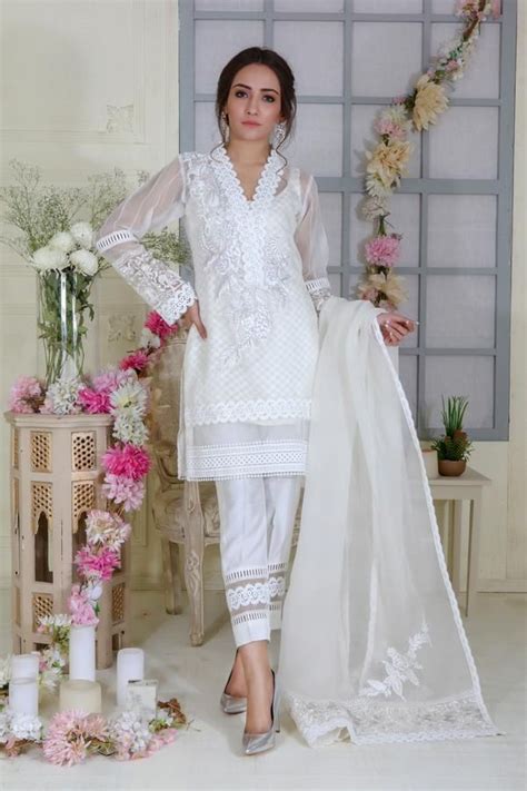 Peach Tan Pakistani White Dress Pakistani Formal Dresses Pakistani Dresses Casual