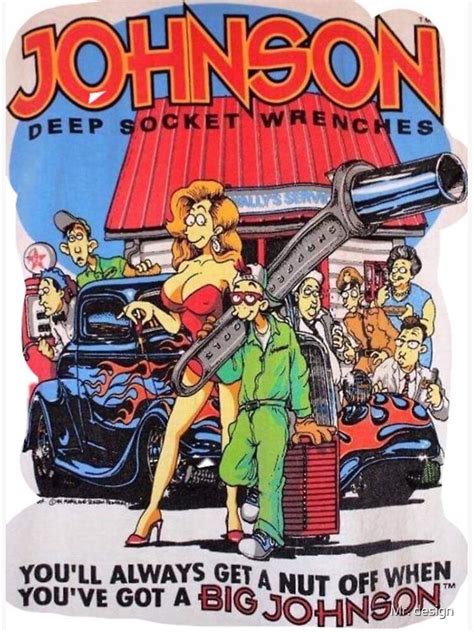 Big Johnson Sticker For Sale By Mr Design Redbubble