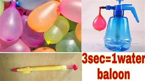 How To Fill Water In Very Easy Way 3sec1water Balloon Youtube