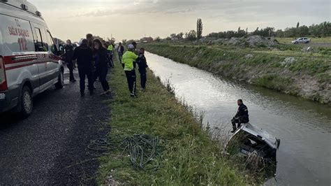 Aksaray da sulama kanalına düşen araçta 1 kişi hayatını kaybetti Son