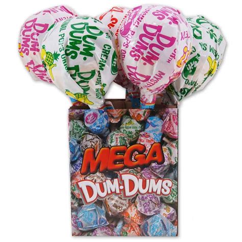 Buy Mega Dum Dums 10 Large Plastic Pops And Display Online In India
