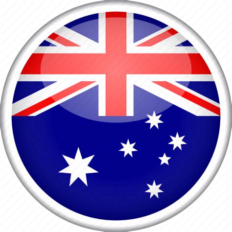 australia circle country flag national icon download on iconfinder
