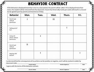 Free Printable Behavior Charts For Middle School Students Chart Walls