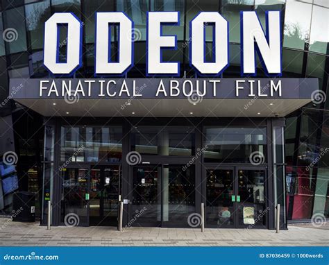 odeon cinema editorial stock image image of english 87036459