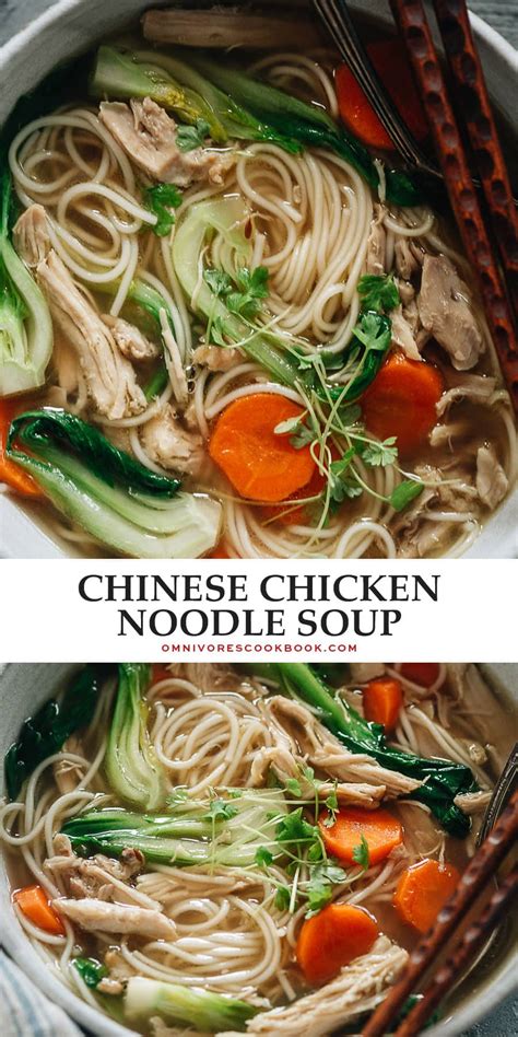 Chinese Chicken Noodle Soup Omnivores Cookbook