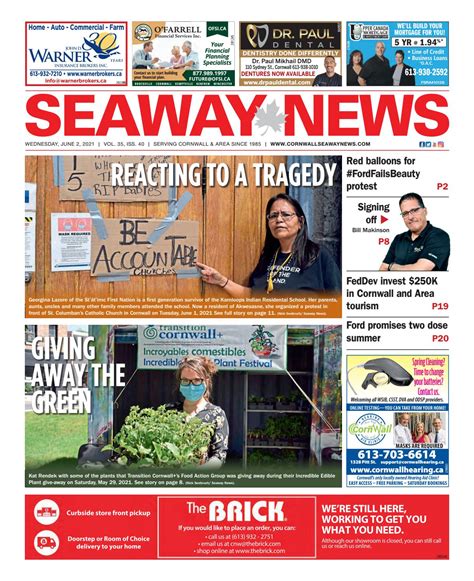 Cornwall Seaway News June 2 2021 Edition By Cornwall Seaway News Issuu