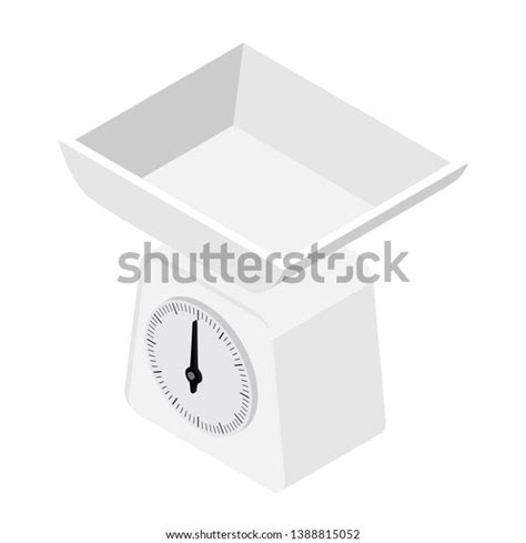 Domestic Weigh Scales Icon Domestic Weigh Stock Vector Royalty Free