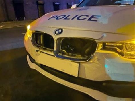 burglar rams police car in stolen bmw after early morning chase in york yorkmix