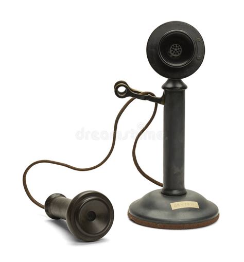 Antique Telephone Off The Hook Stock Photo Image Of Dial White 3200672