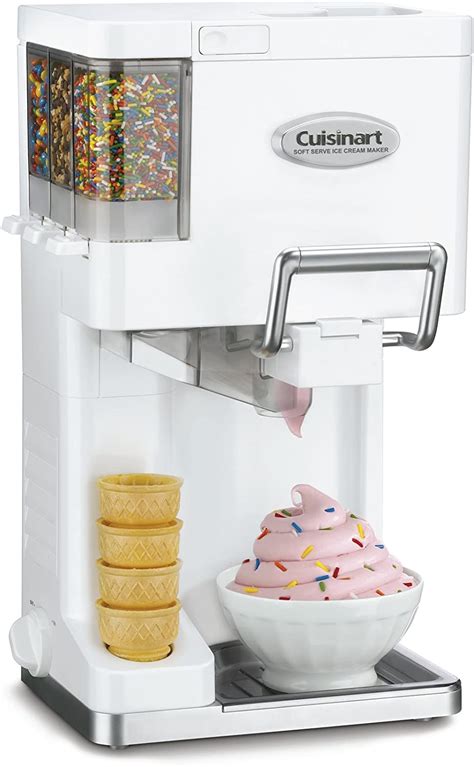 Buy Cuisinart Ice Cream Maker Machine Quart Mix It In Soft Serve Yogurt Sorbet Set Maker