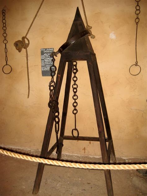 Judas Cradle The Spanish Inquisition Was Known For Its Many Torture