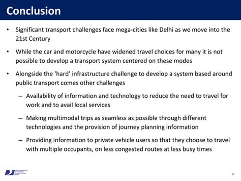 Smart And Connected Transport A Case Study Of Delhi