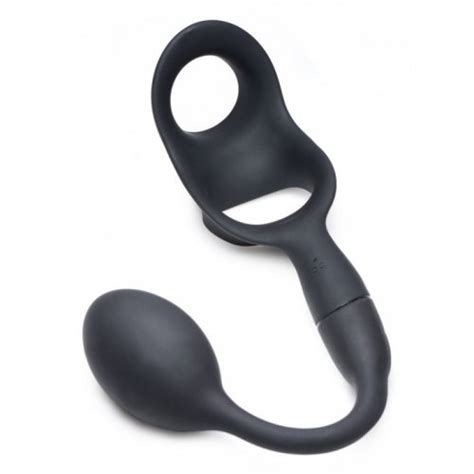 10x P Bomb Remote Control Silicone Cock And Ball Ring With Vibrating