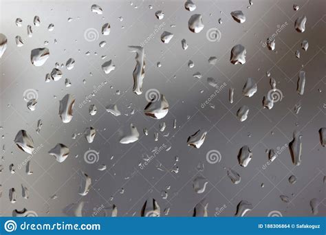 Raindrops On Glass Stock Photo Image Of Arts Clean 188306864