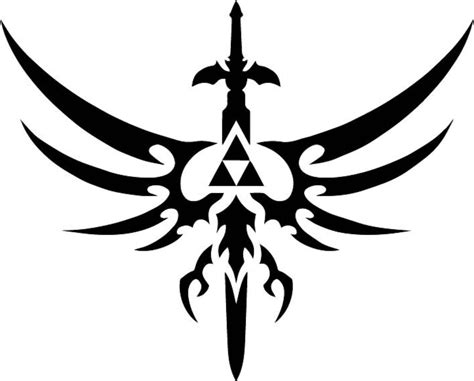 Zelda Sword Logo Svg File Etsy