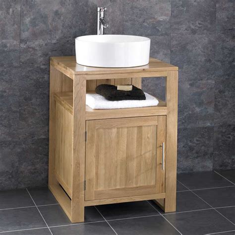 See more ideas about bathroom cabinets uk, bathroom cabinets, cabinet. Cube SOLID OAK Freestanding 55cm Washstand Sink Washbasin ...