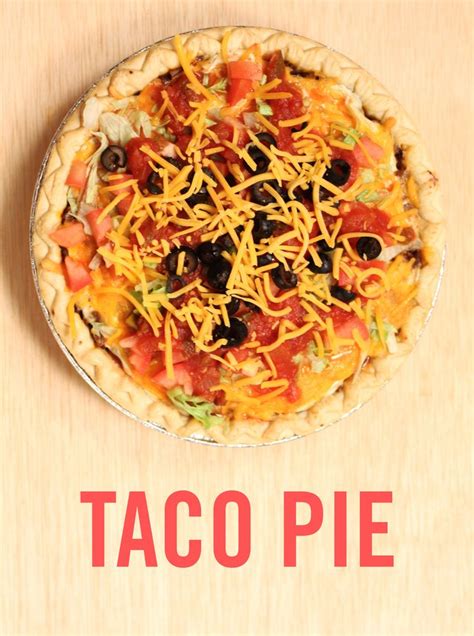 Place it in a pie pan, and refrigerate it while you prepare your filling. Taco Pie: A Weeknight Dinner for the Whole Family | Taco pie, Food recipes, Taco pie recipes