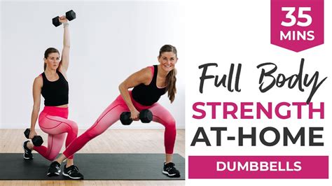 35 Minute Full Body Strength Workout With Dumbbells 12 Best Full Body